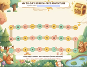The Star Chase — 30-Day Adventure Map
